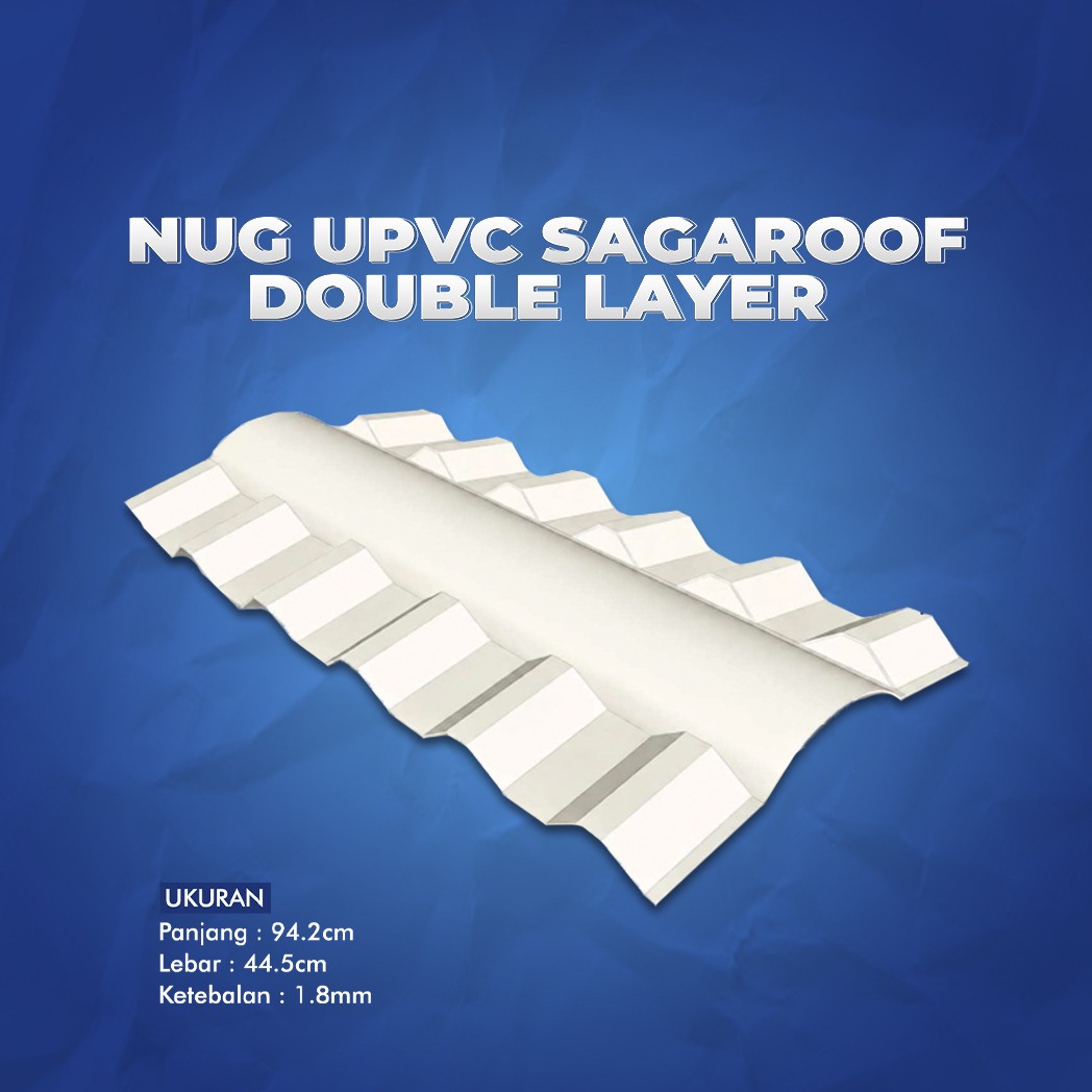 Nug UPVC Sagaroof Double Layer 830-C